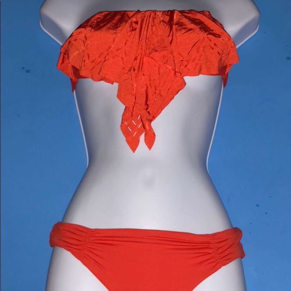 2 Pc L*Space Flutter Bandeau Top & Bottom Bikini - image 4